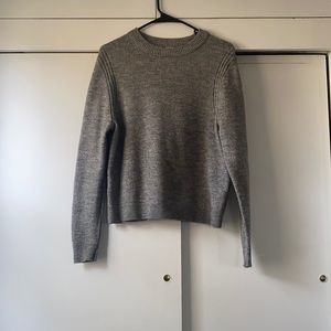 Cozy gray pullover